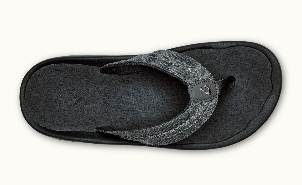 Olukai Hokua Mesh Mens Sandals - Dark Shadow Dark Shadow Mens Footwear