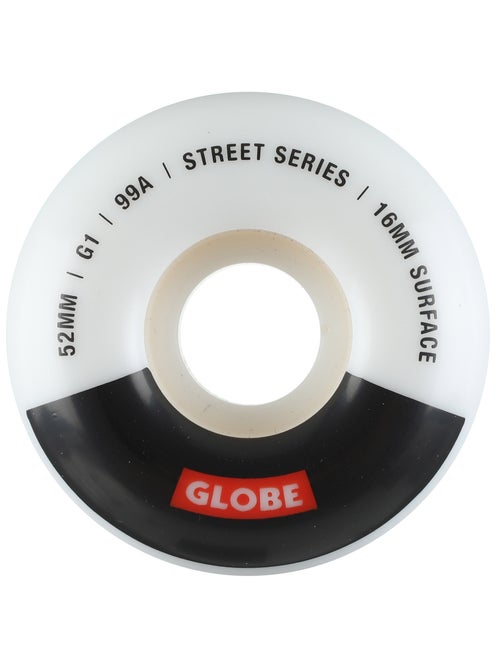 Globe G1 Street Wheel 52mm 99a Skateboard Wheels - White skate accessories