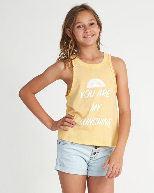 Billabong You are my Sunshine Tank Top - Canary Youth Tank