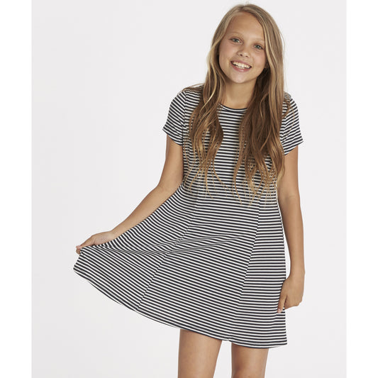 Billabong Same Love Black White Girls Dress Youth Dress