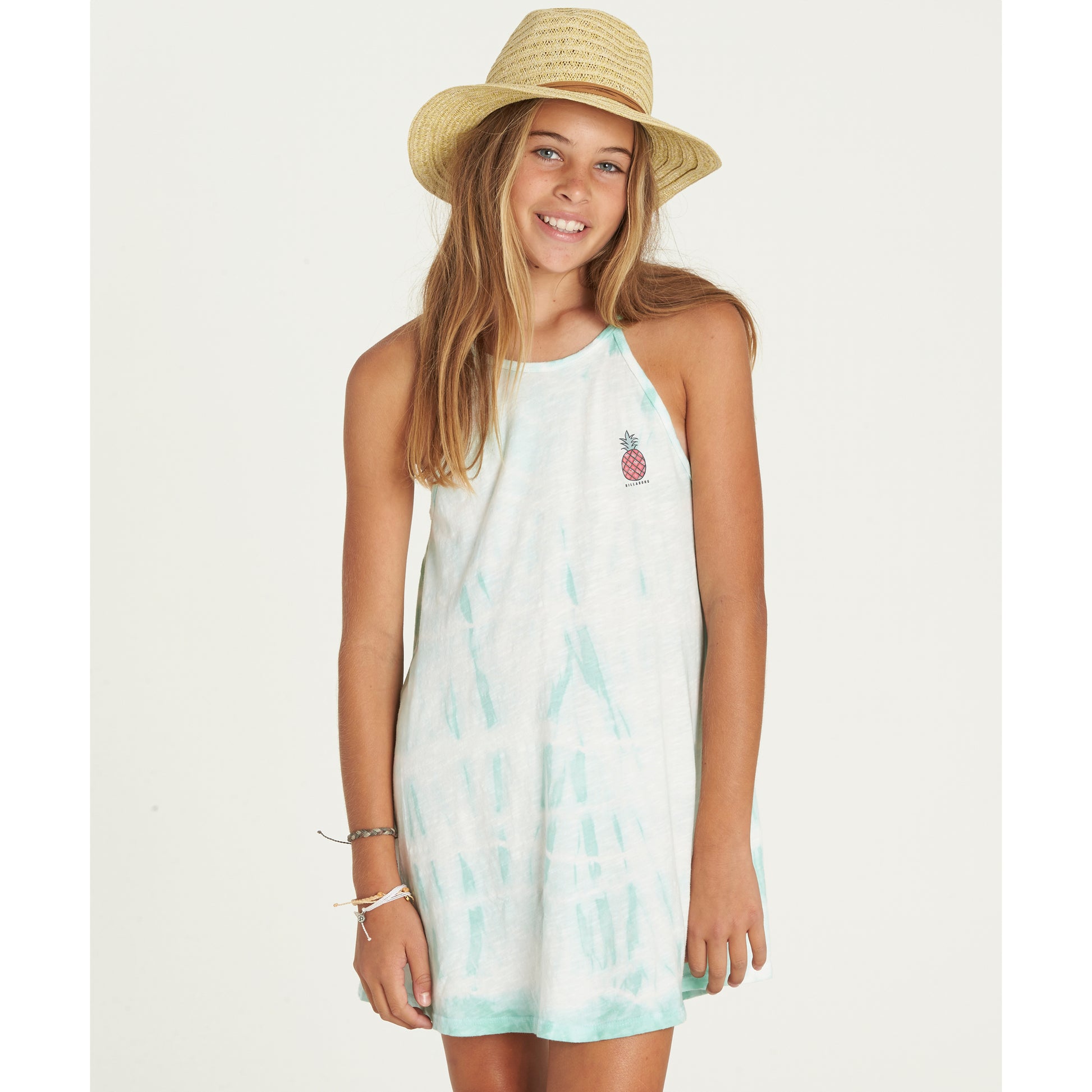 Billabong Girls Namaste All Day Dress Beach Glass Billabong Girls Namaste All Day Dress Beach Glass