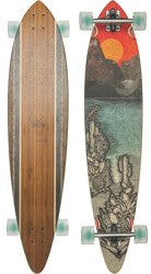 Globe Pintail Bamboo Climate Orange Complete 44" 10525254 Longboard Complete
