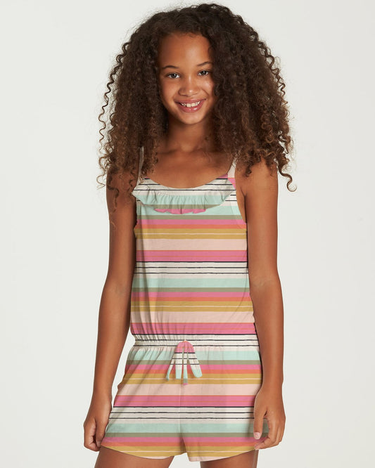 Billabong Girls Only One Romper - Multi girls top