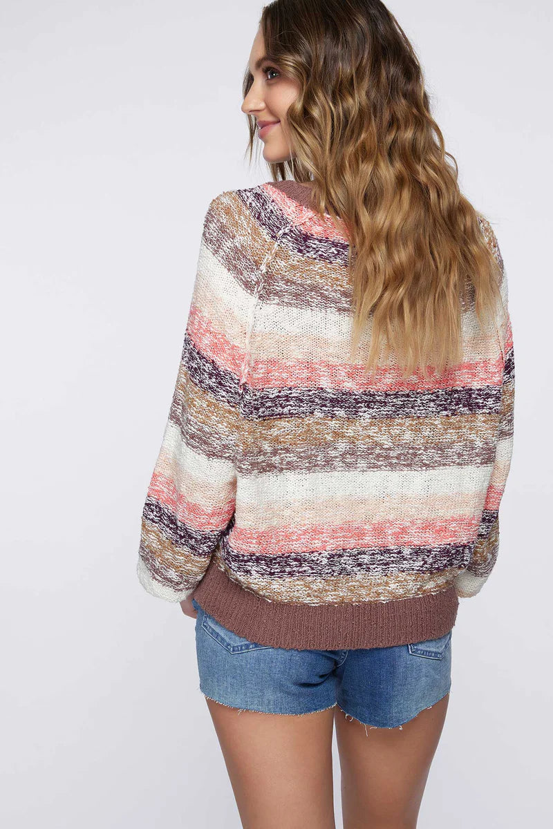 Oneill Good Days Women's Sweater - Chipmunk Multi womens sweater