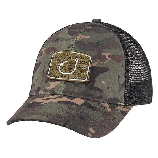Avid Iconic Fishing Trucker Hat - Green Camo Hats