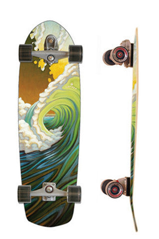 Carver Greenroom C7 Complete BLACK POWDER COATED 34 BDCC734GRB Complete Skateboard