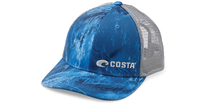 Costa Real Tree fishing Camo Hat - Blue Mens Hat