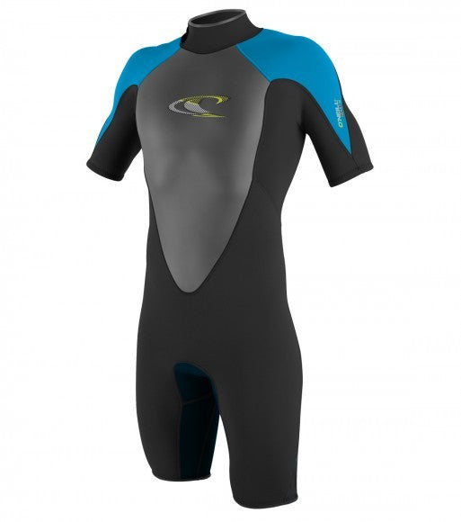 Oneill Mens Hammer SS Sky Blue Dayglo Springsuit 4293CJ6 Wetsuit
