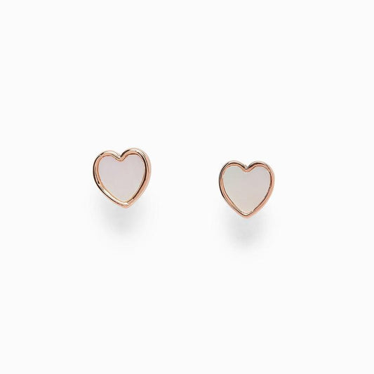Pura Vida Heart Of Peeaqrl Stud Earling - Rose Gold Jewelry