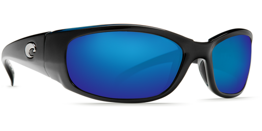 Costa Hammerhead Black Blue Mirror 580P Lens Polarized Sunglasses Sunglasses
