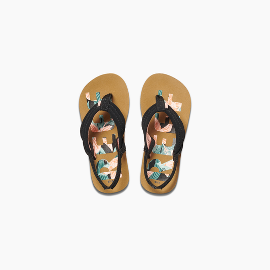 Reef Little Ahi Kids Sandal - Hibiscus Reef kids footwear