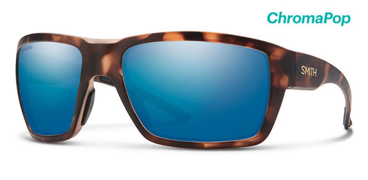 Smith Highwater ChromaPop Polarized Sunglasses - Matte Tortoise Blue Mirror Lense Sunglasses