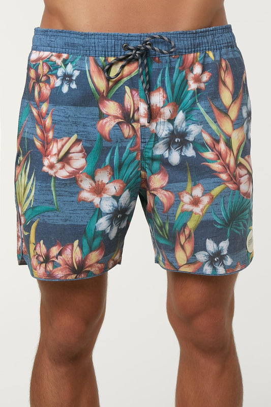 Oneill Hodge Podge Volley Cruzer Mens Boardshorts - Blue Mens Boardshorts