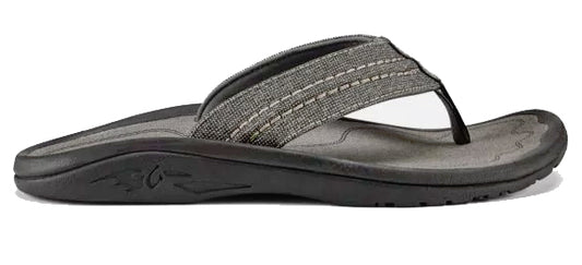 Olukai Hokua Mesh Mens Sandal - Clay/ Charcoal Mens Footwear