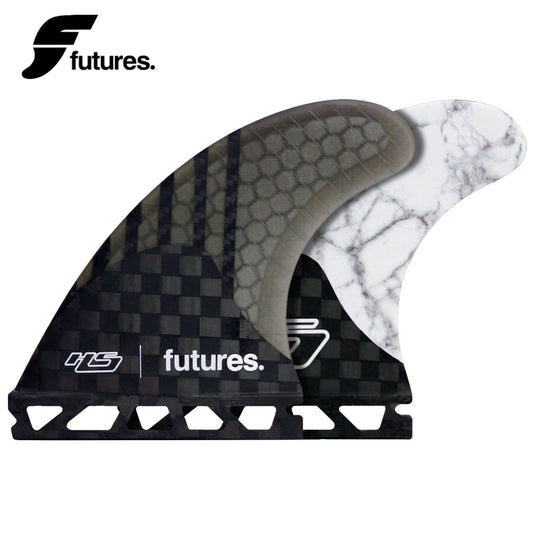 Futures Fins HS2 GENERATION SERIES Medium Surf Fins Hayden - White Marble Fins