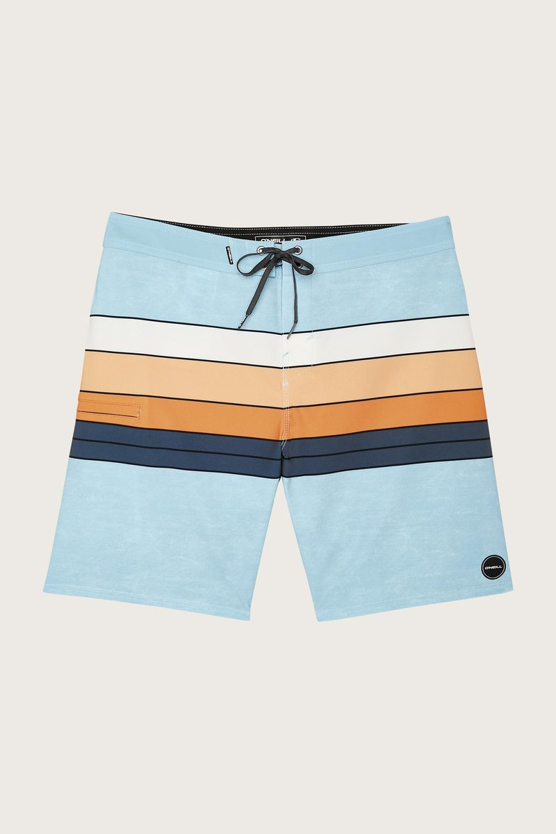 Oneill Hyperfreak Heist Line Boys Boardshorts - Graphite / Pale Blue Boys Boardshorts Pale Blue