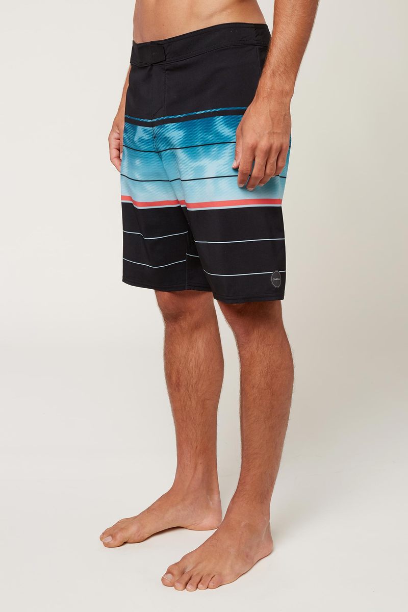 O'Neill Hyperfreak Hydro Wander Boardshorts 20" Black Mens Boardshorts