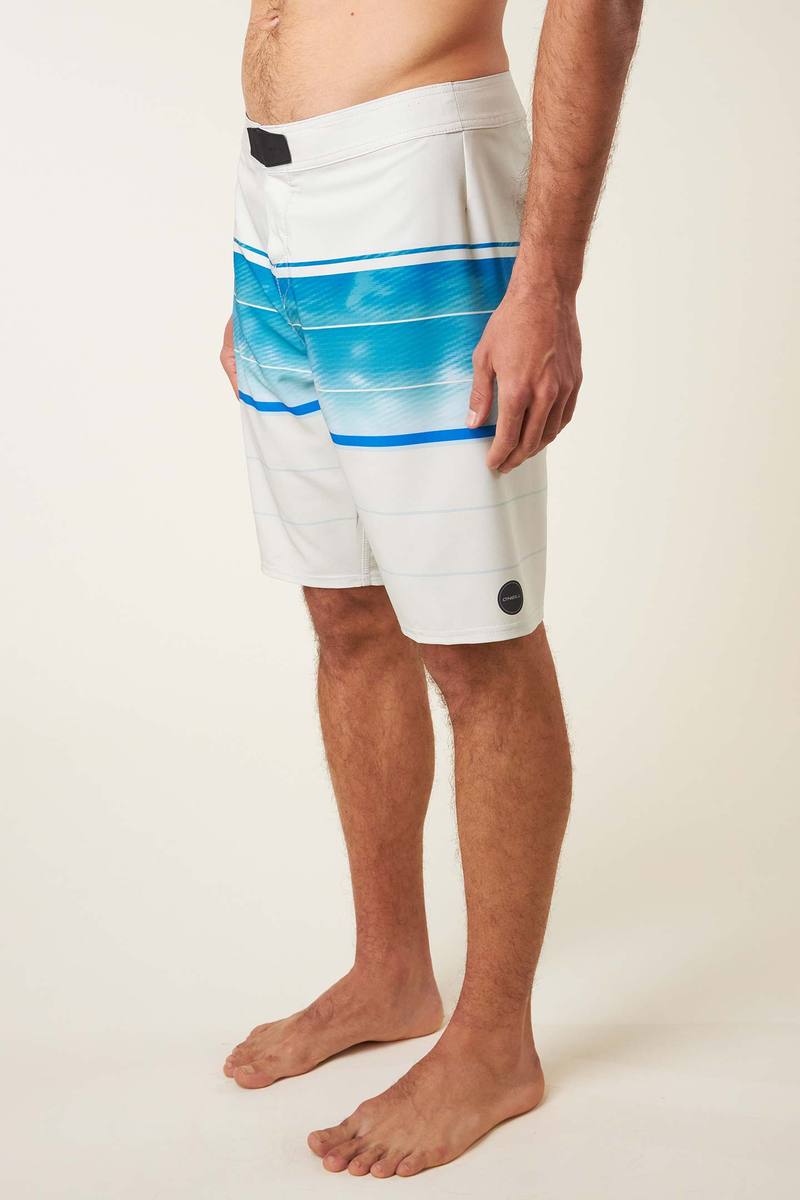 O'Neill Hyperfreak Hydro Wander Boardshorts 20" Fog Mens Boardshorts