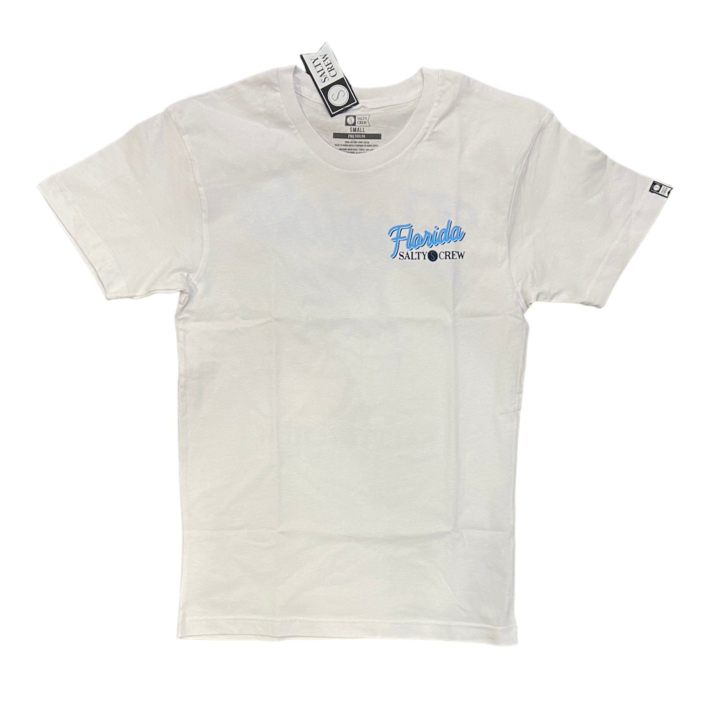 Salty Crew Florida Blue Bill Premium SS Tee - White Mens T Shirt
