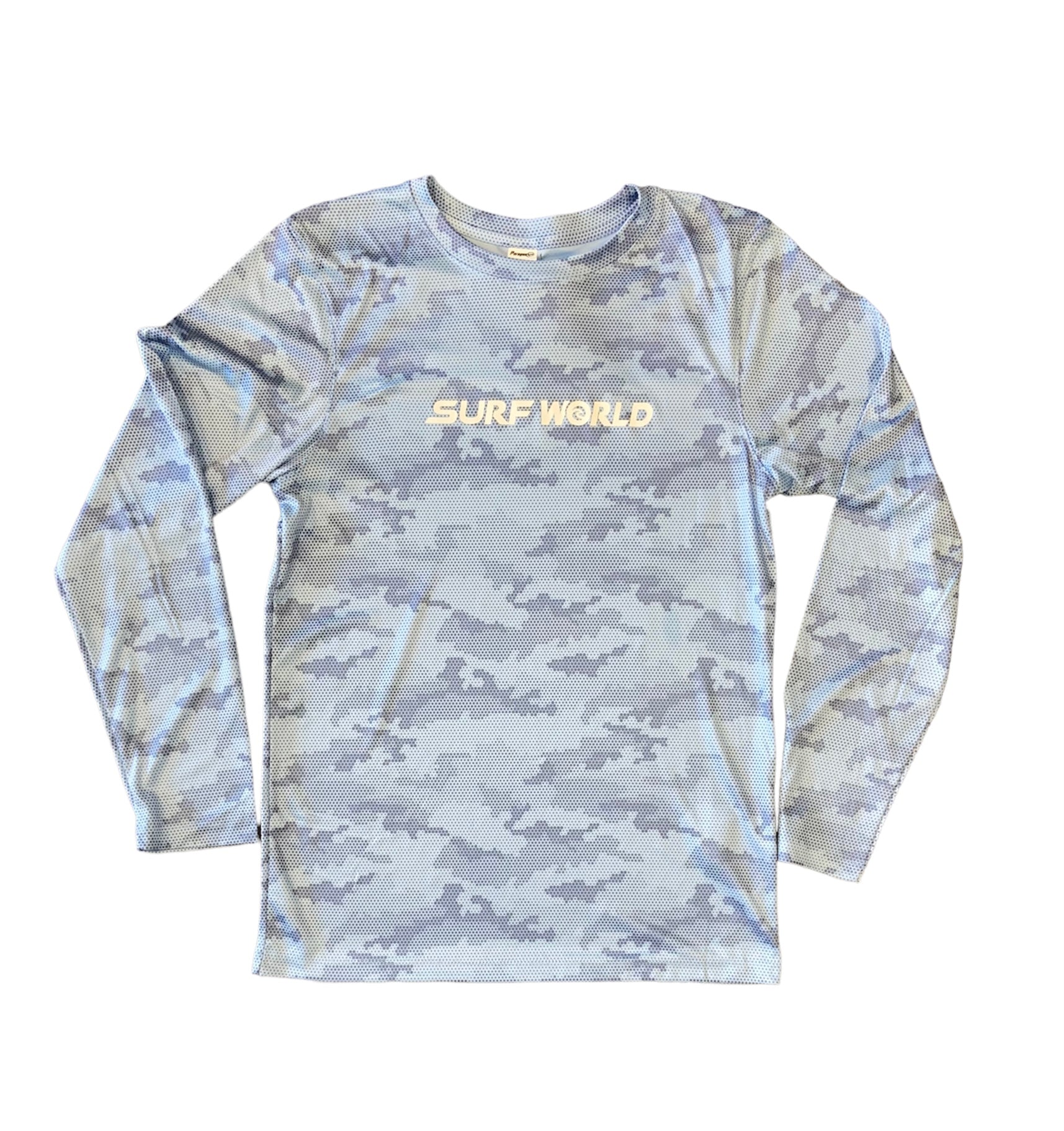 Surf World UV Longsleeve Sun Shirt UPF 50+ Digi Camo Rashguard Sun Protection
