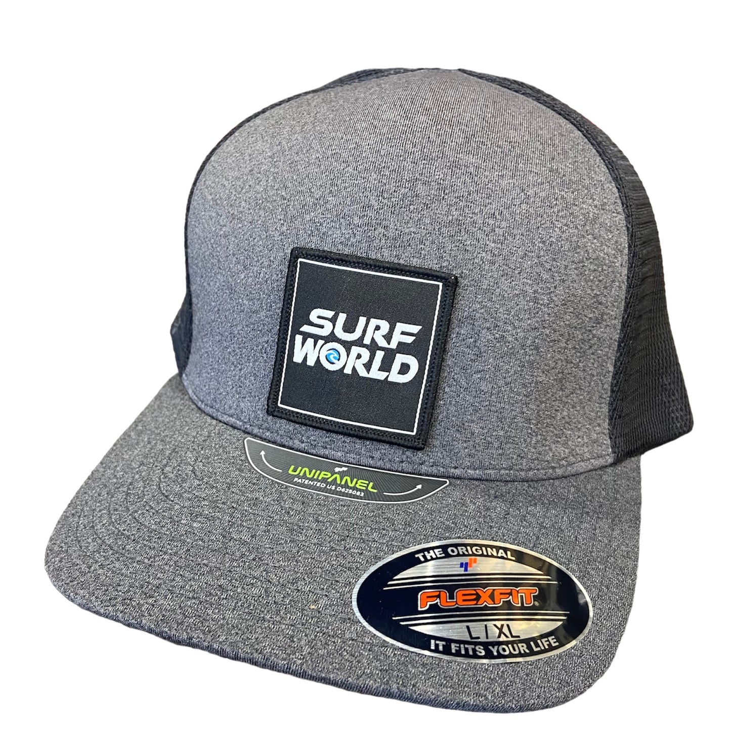 Surf World Boxy Logo 2023 Trucker Hat - Black Mens Hat