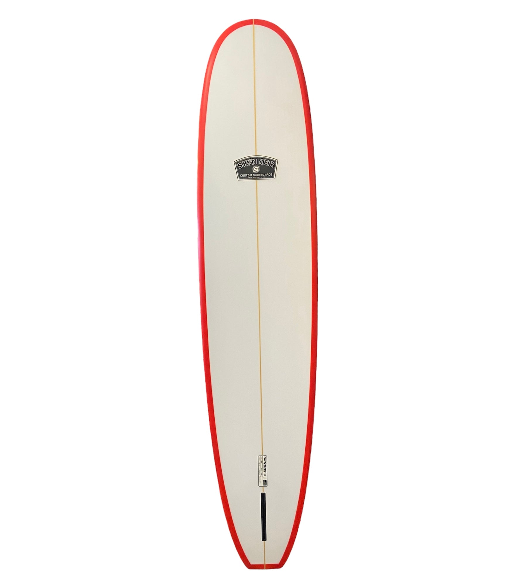 Skinner Surfboards 9'0 x 23.1 x 3" Poly Performance Log Noserider Longboard 71.6 Liters Surfboard
