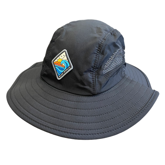 Surf World Packable Performance Dri Duck Boonie Hat - Black Hats