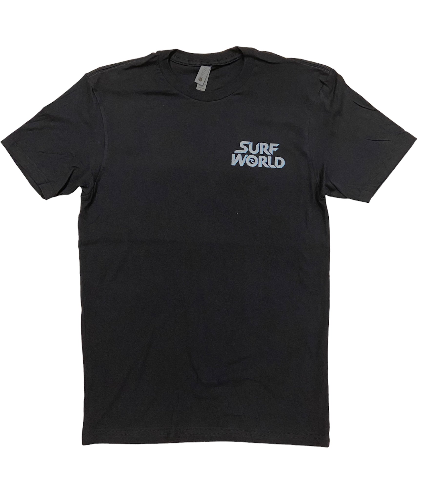 Surf World The Hex Boards and Palms Tee Shirt - Washed Black Mens T Shirt