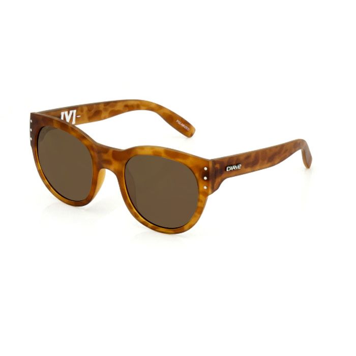 Carve Ivi Polarized Sunglasses - Matte Tort Brown Sunglasses