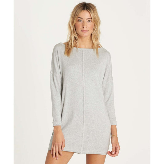 Billabong Only One Dress - Athletic Grey Dress