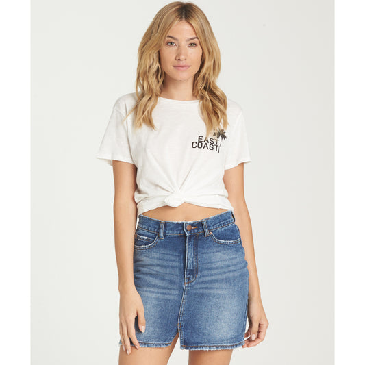 Billabong Black Magic Denim Skirt - Sail Away Blue skirt