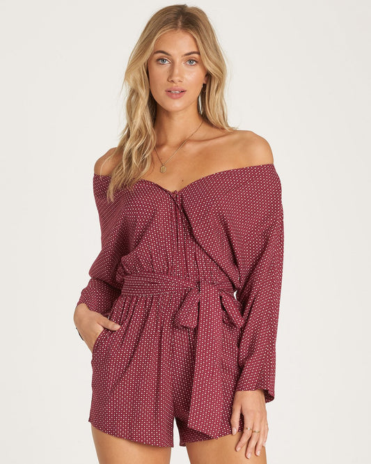 Billabong Forever and More Romper - Ruby Wine Romper
