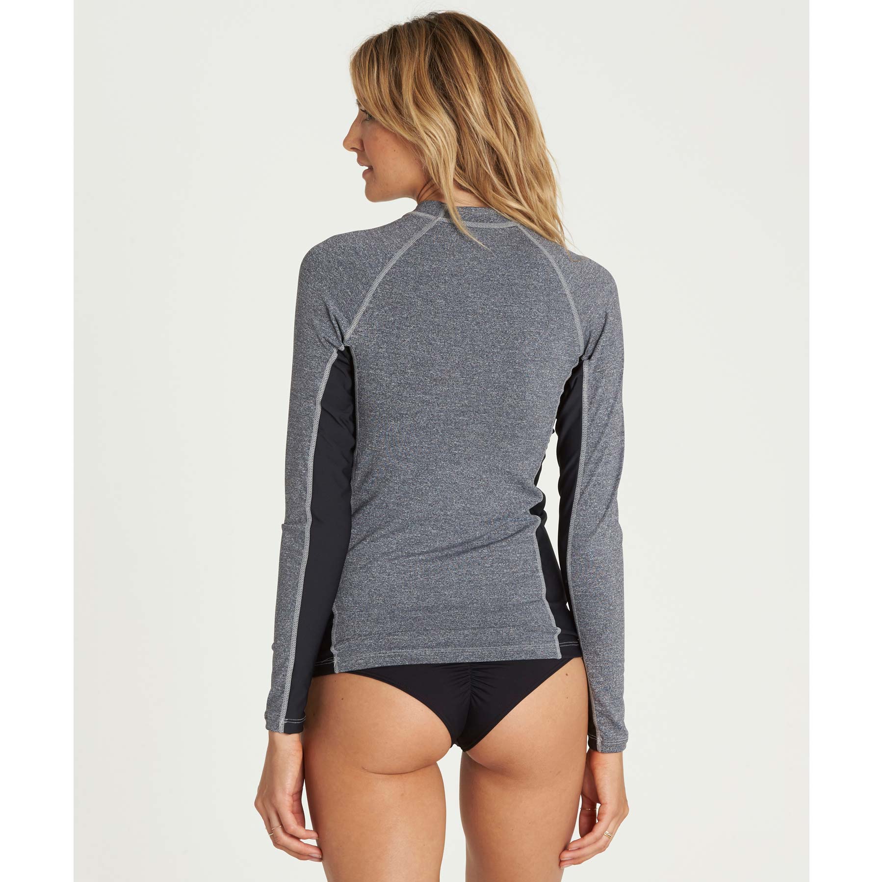 Billabong Surf Dayz Performance Long Sleeve Rashguard Dark Grey Rashguard