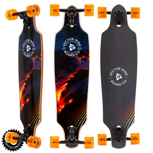 Sector 9 Lava Roundhouse 34"Complete Longboard Skateboard Longboard Complete