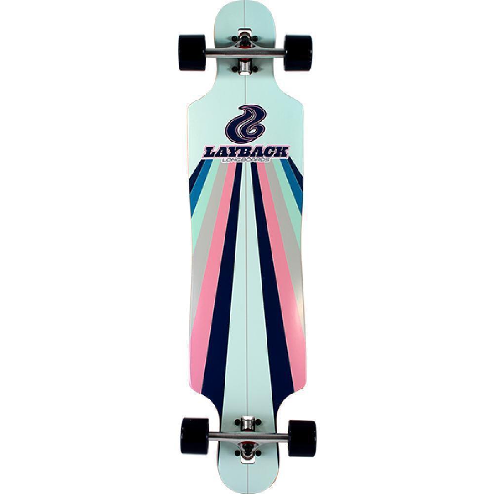 Layback Sunstripe Complete 40" Skateboard Longboard Skateboard