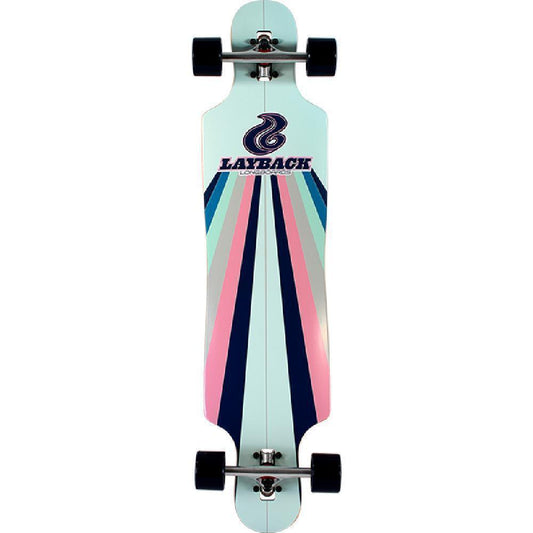 Layback Sunstripe Complete 40" Skateboard Longboard Skateboard