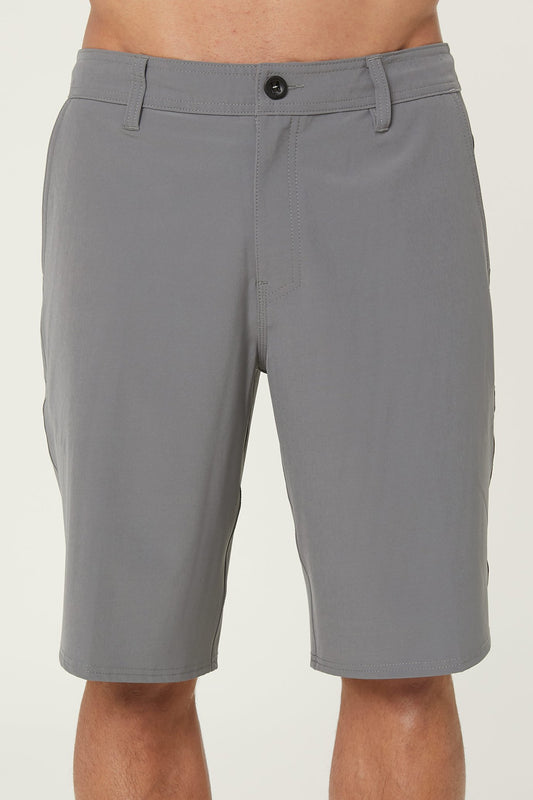 Oneill Loaded Reserve Solid Mens Hybrid Shorts - Grey / Light Khaki Mens Shorts Grey