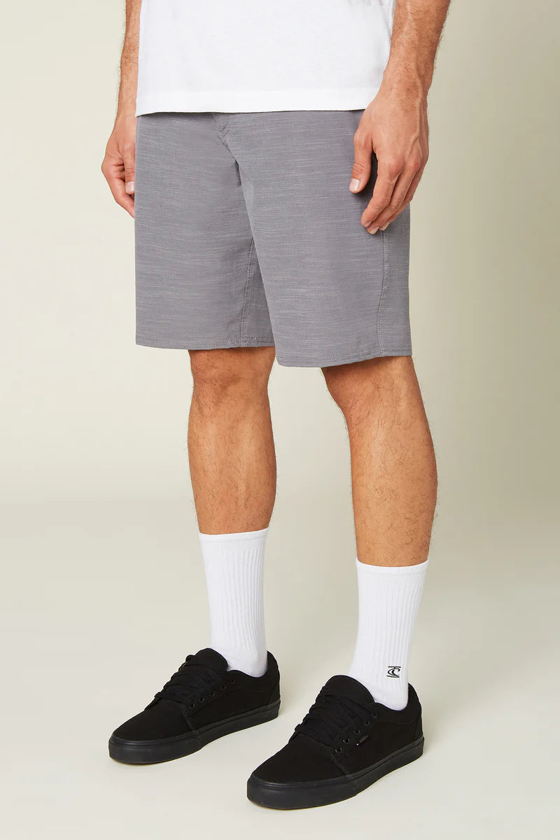 Oneill Locked Slub Men's Hybrid Shorts 20" - Grey Mens Shorts