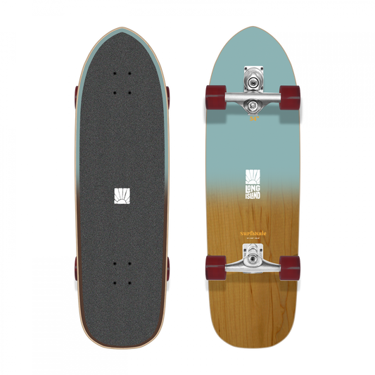 Long Island Fog Haze 34″ Surfskate Skateboard Complete Skateboards