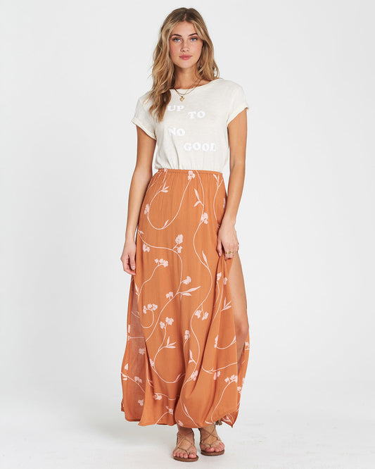 Billabong Love Trip Maxi Skirt - Toffee skirt