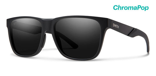 Smith Lowdown Steel ChromaPop Polarized Sunglasses - Matte Black Black Lense Sunglasses