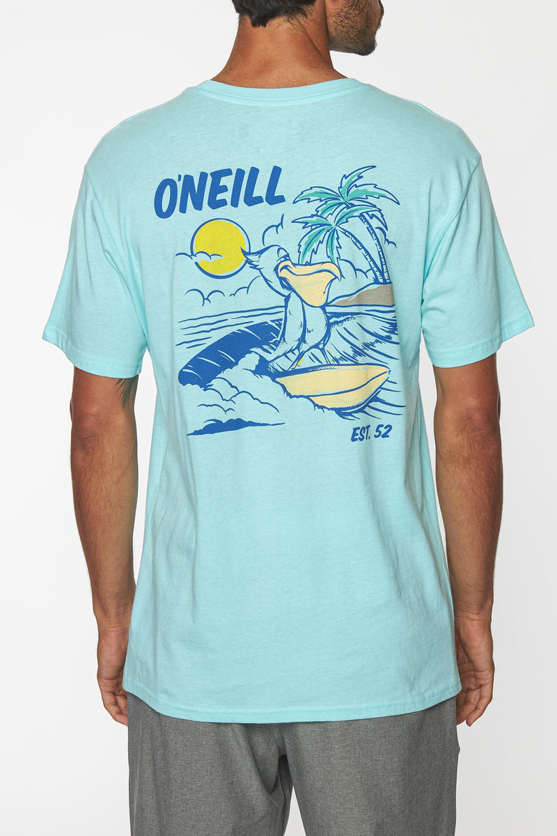 Oneill Low-Key Tee Men's Tee Shirt - Turquoise Mens T Shirt