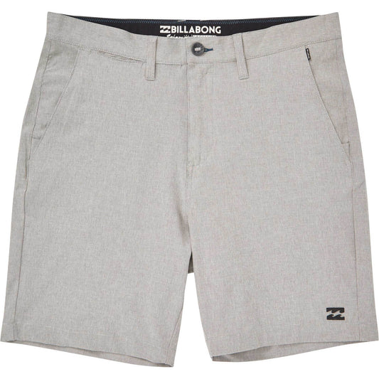 Billabong Crossfire X Mid Length 19" Submersible Short - Grey Mens Shorts