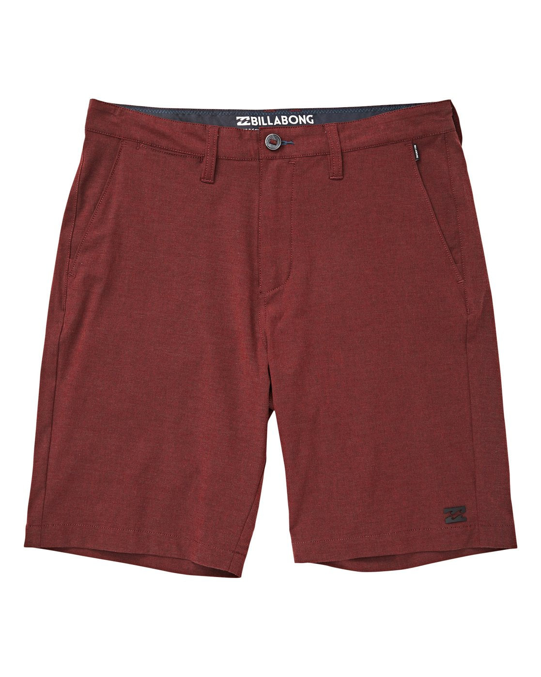 Billabong Crossfire X Hybrid Men's Shorts Regular Length - Burgundy Mens Shorts