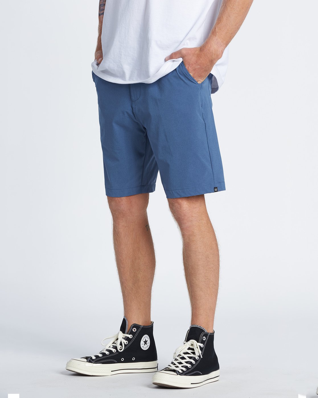 Billabong Surftrek Heather Hybrid Shorts - Indgo Heather Mens Shorts