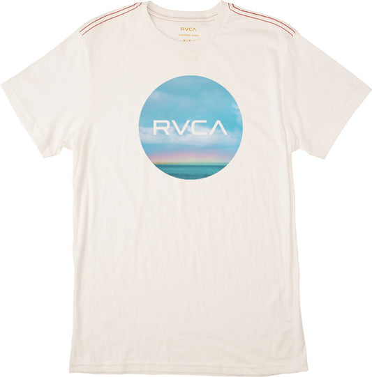 RVCA Horizon Motors SS Tee - Antique White Mens shirt