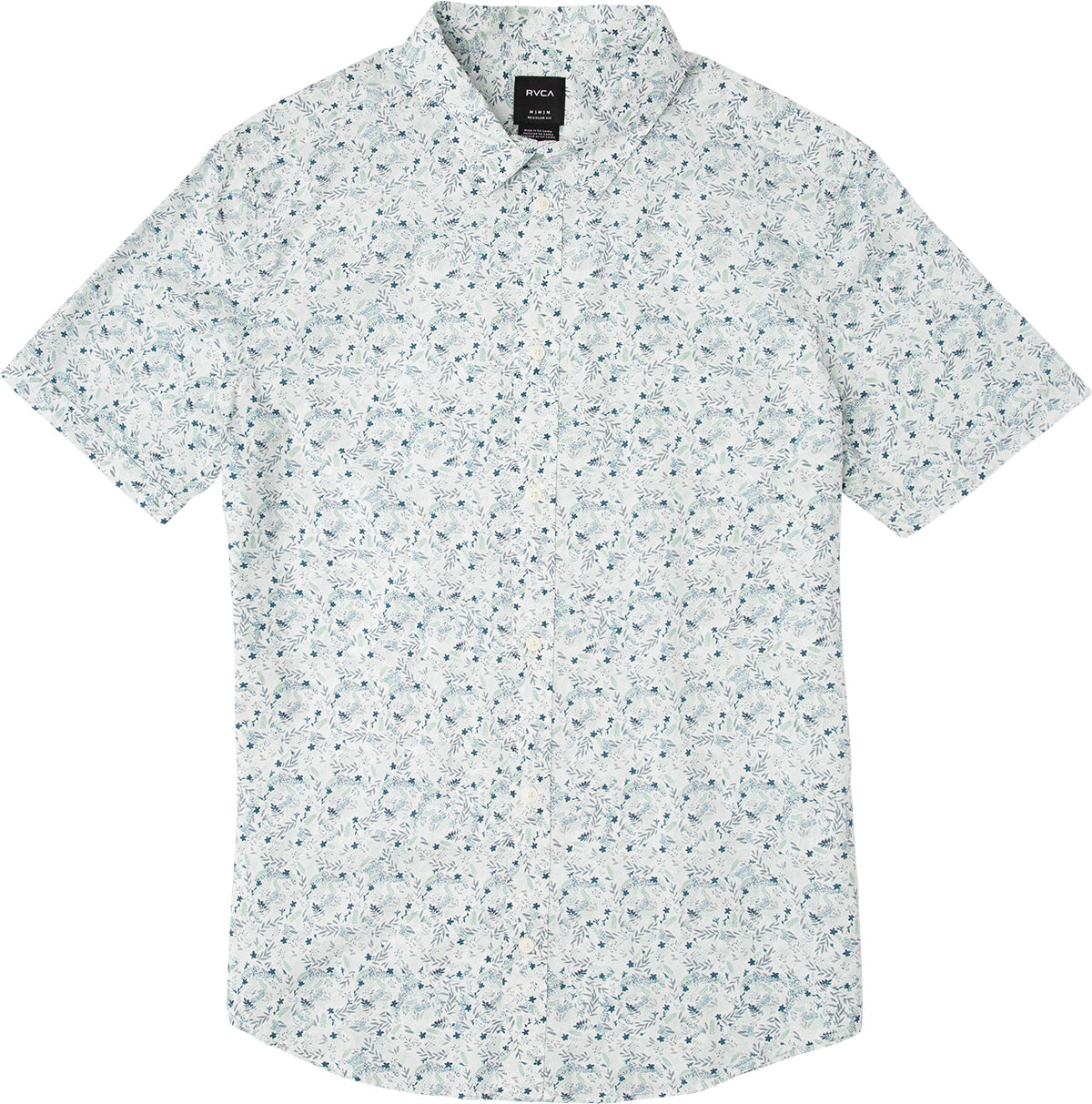 RVCA Makoto SS Woven Shirt - Antique White Mens Woven