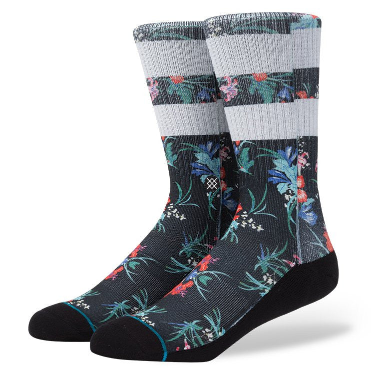 Stance Geisha Men's Socks Black Multi Floral M556B16GEI Socks