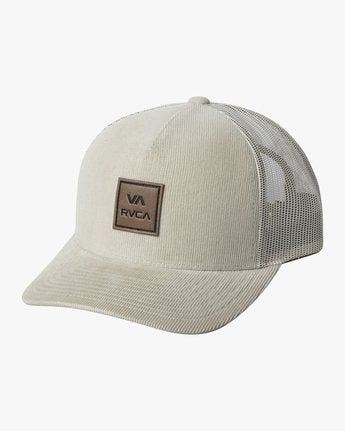 RVCA VA ATW Curved Brim Trucker Hat- Sand Mens Hat