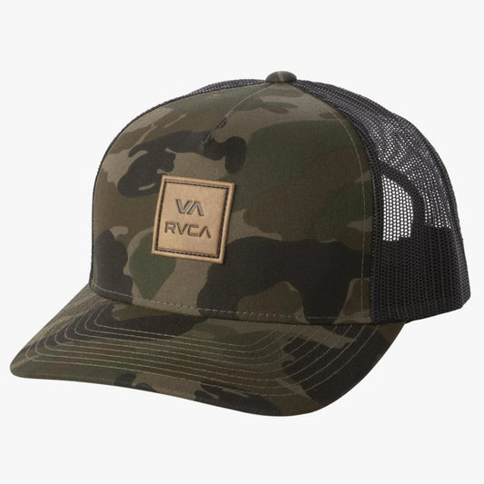 RVCA VA All the way curve trucker hat - Camo Mens Hat